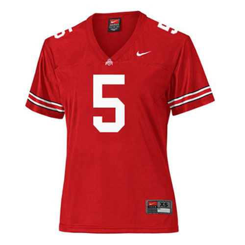 Women's Ohio State Buckeyes #5 Braxton Miller Red Authentic College Football Jersey