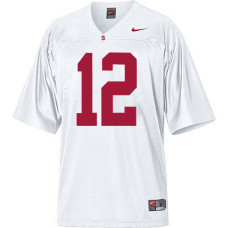 Stanford Cardinal #12 Andrew Luck White Authentic College Football Jersey