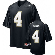 Southern Mississippi Golden Eagles #4 Brett Favre Black Replica College Football Jersey