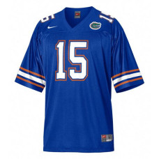 Kid's Florida Gators #15 Tim Tebow Blue Authentic College Football Jersey