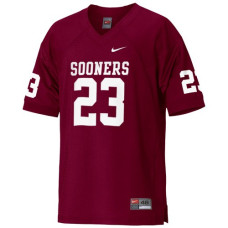 Oklahoma Sooners #23 Allen Patrick Red Authentic College Football Jersey