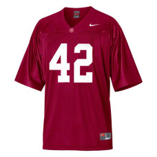 Alabama Crimson Tide #42 Eddie Lacy Red Authentic College Football Jersey