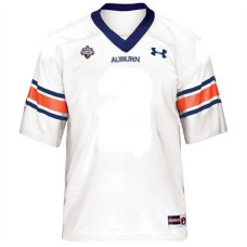 Auburn Tigers Blank White Replica College Football Jersey