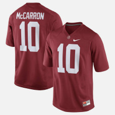 Alabama Crimson Tide #10 A.J. McCarron Crimson College Football GAME Jersey