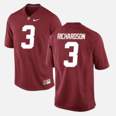Alabama Crimson Tide #3 Trent Richardson Crimson College Football GAME Jersey