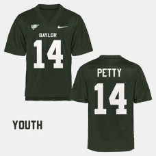 YOUTH - Baylor Bears #14 Bryce Petty Green College Football Jersey