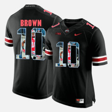 Ohio State Buckeyes #10 CaCorey Brown Black College Football Jersey