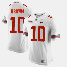 Ohio State Buckeyes #10 CaCorey Brown White College Football GAME Jersey