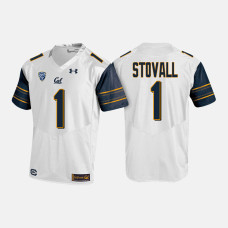 California Golden Bears #1 Melquise Stovall White College Football Jersey