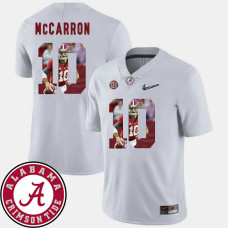 Alabama Crimson Tide #10 AJ McCarron White College Football Jersey