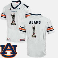 Auburn Tigers #1 Montravius Adams White College Football Jersey
