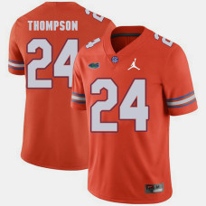 Florida Gators #24 Mark Thompson Orange College Football GAME Jersey