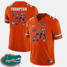 Florida Gators #24 Mark Thompson Orange College Football Jersey