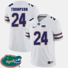 Florida Gators #24 Mark Thompson White College Football Jersey