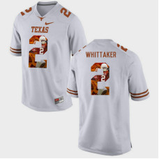 Texas Longhorns #2 Fozzy Whittaker White College Football Jersey