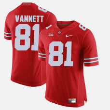 Ohio State Buckeyes #81 Nick Vannett Scarlet College Football GAME Jersey