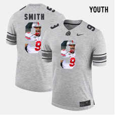 YOUTH - Ohio State Buckeyes #9 Devin Smith Gray College Football Jersey