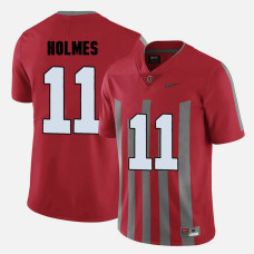 Ohio State Buckeyes #11 Jalyn Holmes Red College Football Jersey