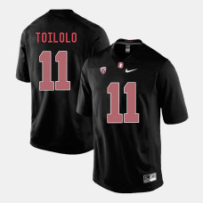 Stanford Cardinal #11 Levine Toilolo Black College Football Jersey