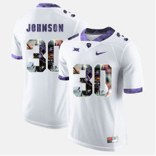 TCU Horned Frogs #30 Denzel Johnson White College Football LIMITED Jersey