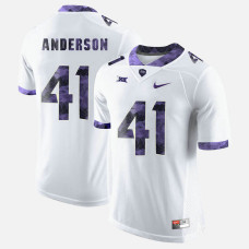 TCU Horned Frogs #41 Jonathan Anderson White College Football Jersey