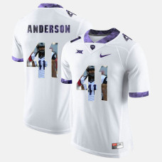TCU Horned Frogs #41 Jonathan Anderson White College Football LIMITED Jersey