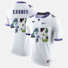 TCU Horned Frogs #43 Tank Carder White College Football LIMITED Jersey