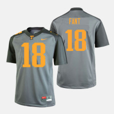 Tennessee Volunteers #18 Princeton Fant Gray College Football Jersey