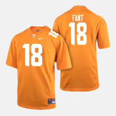 Tennessee Volunteers #18 Princeton Fant Orange College Football Jersey