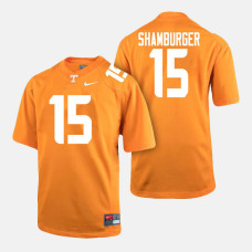 Tennessee Volunteers #15 Shawn Shamburger Orange College Football Jersey