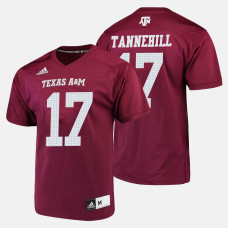 Texas A&M Aggies #17 Ryan Tannehill Maroon College Football Jersey