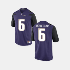 Washington Huskies #6 Chico McClatcher Purple College Football Jersey
